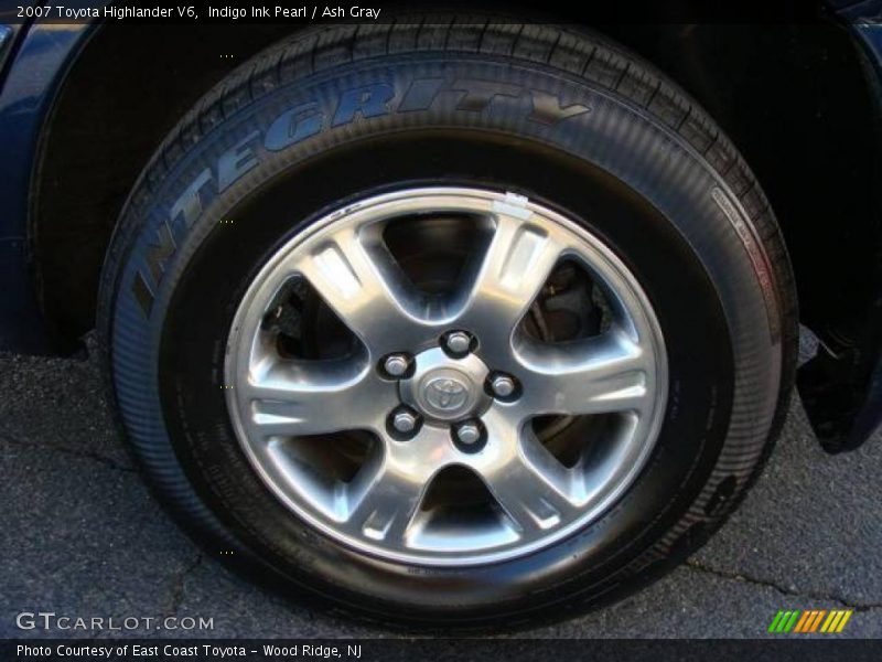 Indigo Ink Pearl / Ash Gray 2007 Toyota Highlander V6