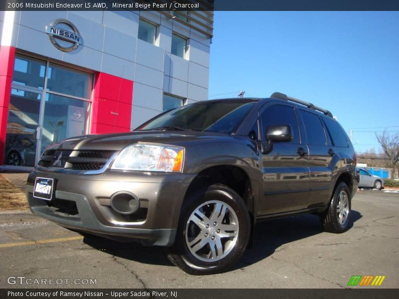 Mineral Beige Pearl / Charcoal 2006 Mitsubishi Endeavor LS AWD