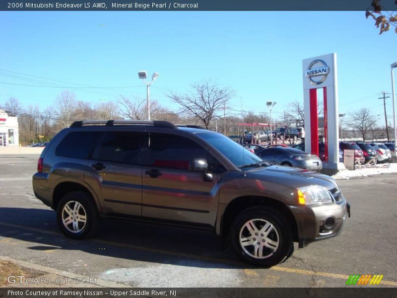 Mineral Beige Pearl / Charcoal 2006 Mitsubishi Endeavor LS AWD