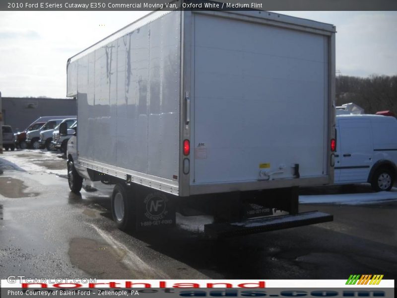 Oxford White / Medium Flint 2010 Ford E Series Cutaway E350 Commercial Moving Van