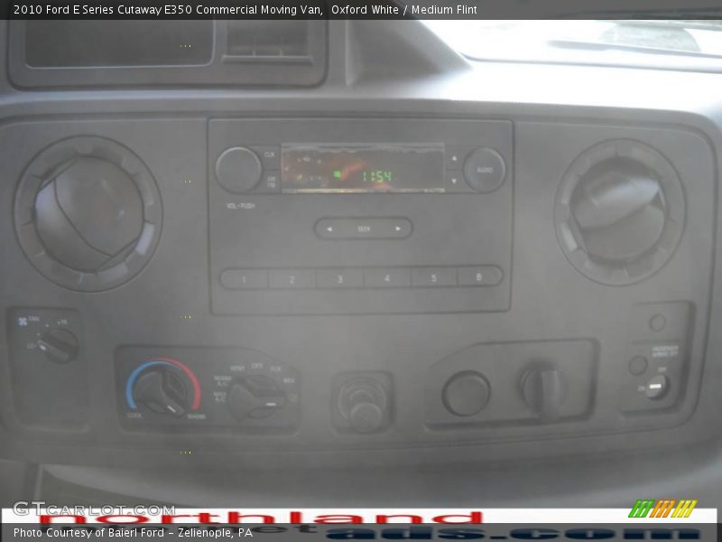 Oxford White / Medium Flint 2010 Ford E Series Cutaway E350 Commercial Moving Van
