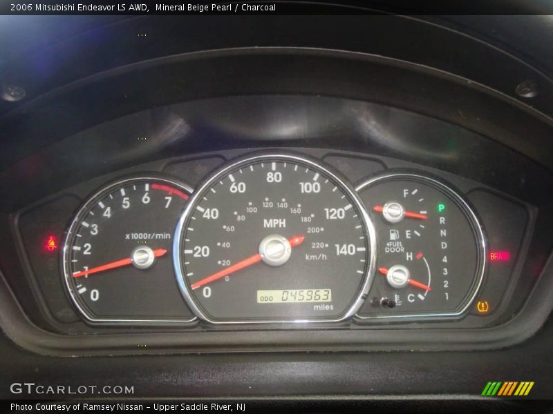 Mineral Beige Pearl / Charcoal 2006 Mitsubishi Endeavor LS AWD