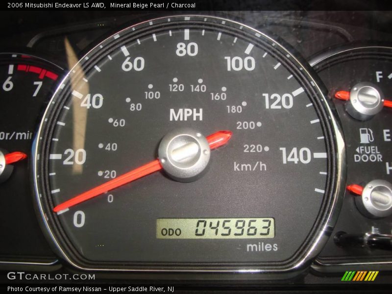 Mineral Beige Pearl / Charcoal 2006 Mitsubishi Endeavor LS AWD