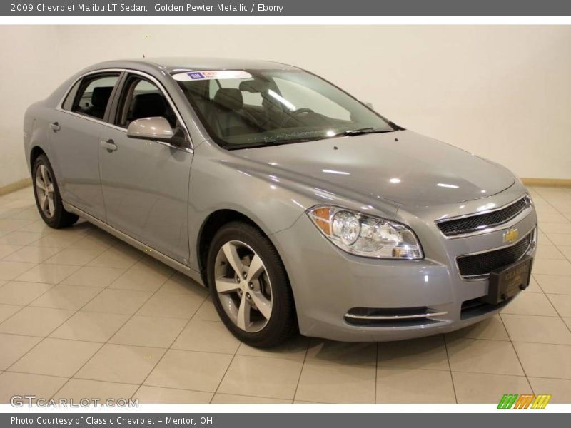 Golden Pewter Metallic / Ebony 2009 Chevrolet Malibu LT Sedan