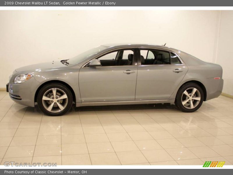 Golden Pewter Metallic / Ebony 2009 Chevrolet Malibu LT Sedan