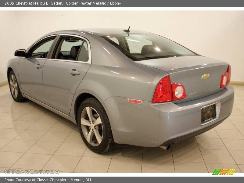 Golden Pewter Metallic / Ebony 2009 Chevrolet Malibu LT Sedan