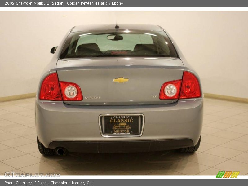 Golden Pewter Metallic / Ebony 2009 Chevrolet Malibu LT Sedan