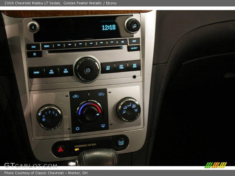 Golden Pewter Metallic / Ebony 2009 Chevrolet Malibu LT Sedan