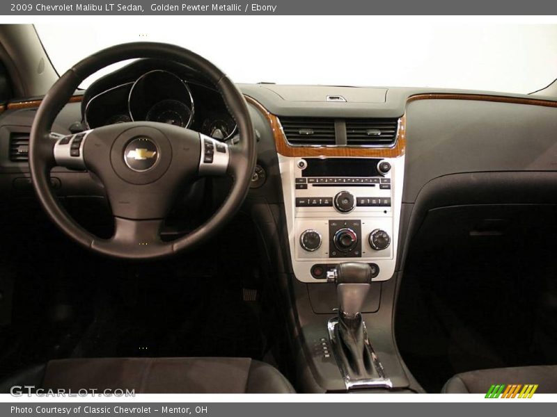 Golden Pewter Metallic / Ebony 2009 Chevrolet Malibu LT Sedan