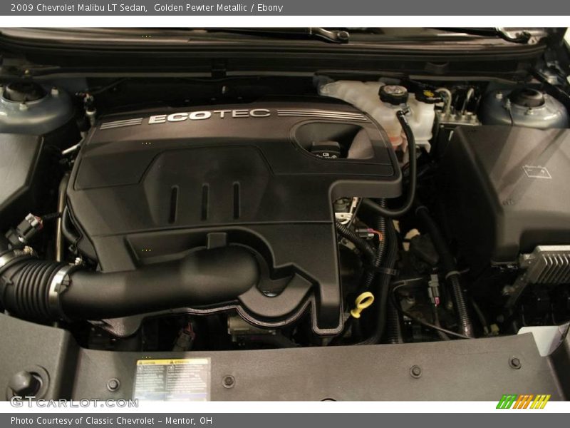 Golden Pewter Metallic / Ebony 2009 Chevrolet Malibu LT Sedan