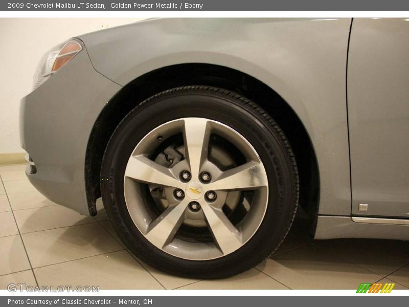 Golden Pewter Metallic / Ebony 2009 Chevrolet Malibu LT Sedan