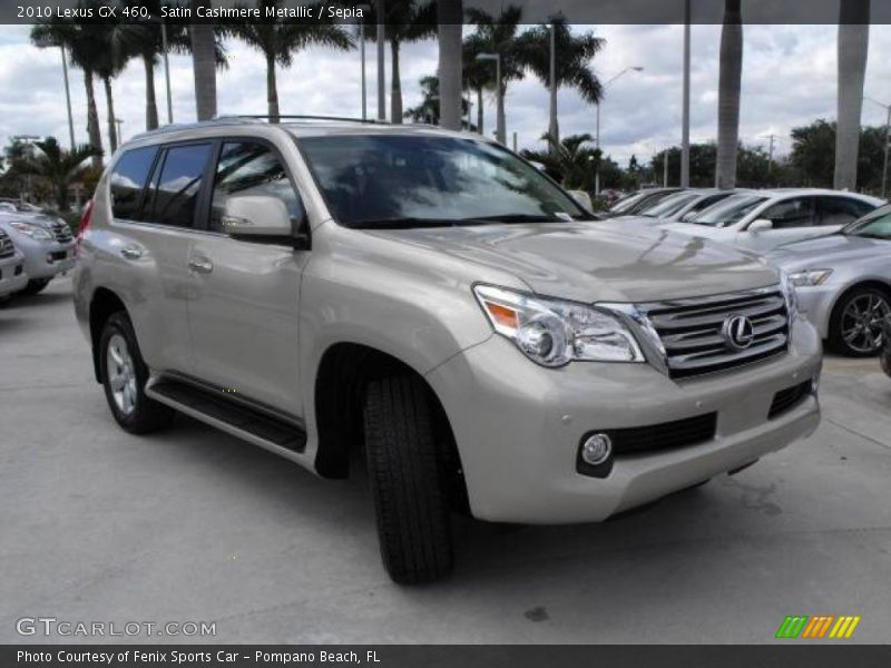 Satin Cashmere Metallic / Sepia 2010 Lexus GX 460