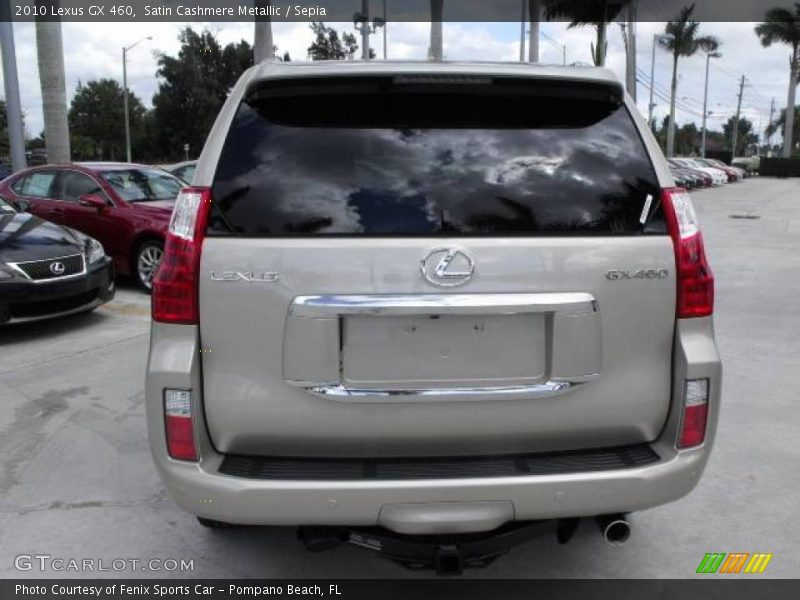 Satin Cashmere Metallic / Sepia 2010 Lexus GX 460