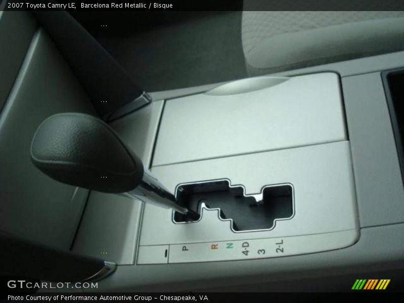 Barcelona Red Metallic / Bisque 2007 Toyota Camry LE