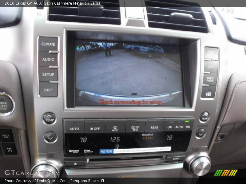 Satin Cashmere Metallic / Sepia 2010 Lexus GX 460