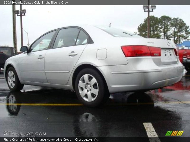 Bright Silver / Gray 2009 Hyundai Sonata GLS
