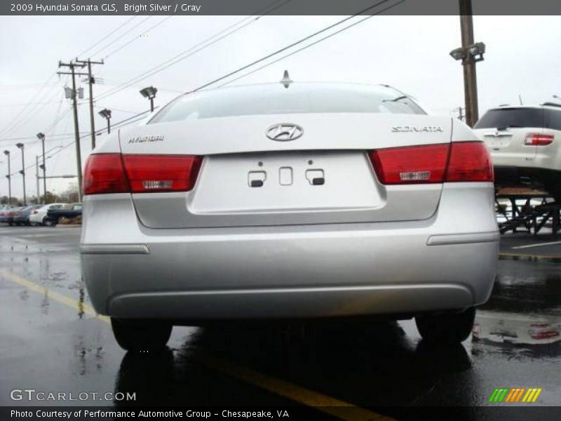 Bright Silver / Gray 2009 Hyundai Sonata GLS