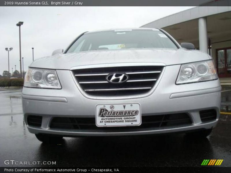 Bright Silver / Gray 2009 Hyundai Sonata GLS
