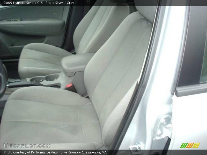 Bright Silver / Gray 2009 Hyundai Sonata GLS