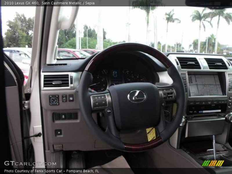 Satin Cashmere Metallic / Sepia 2010 Lexus GX 460