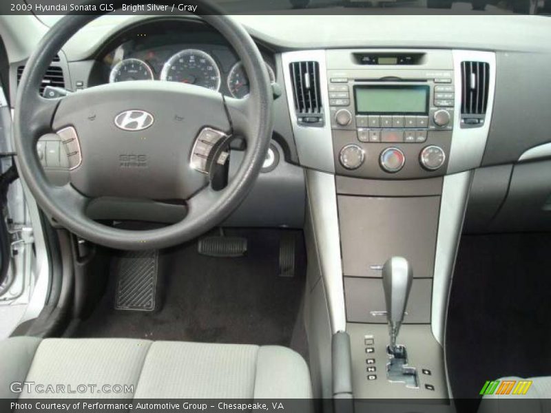Bright Silver / Gray 2009 Hyundai Sonata GLS