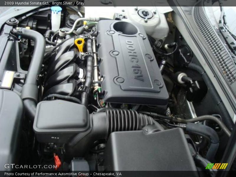 Bright Silver / Gray 2009 Hyundai Sonata GLS