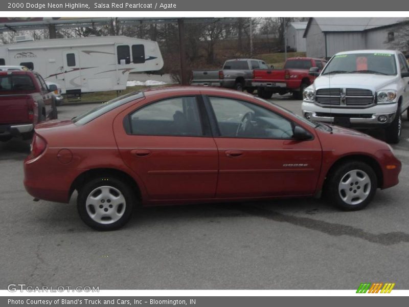 Salsa Red Pearlcoat / Agate 2000 Dodge Neon Highline