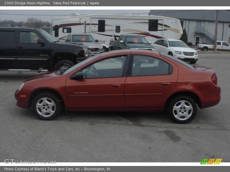 Salsa Red Pearlcoat / Agate 2000 Dodge Neon Highline