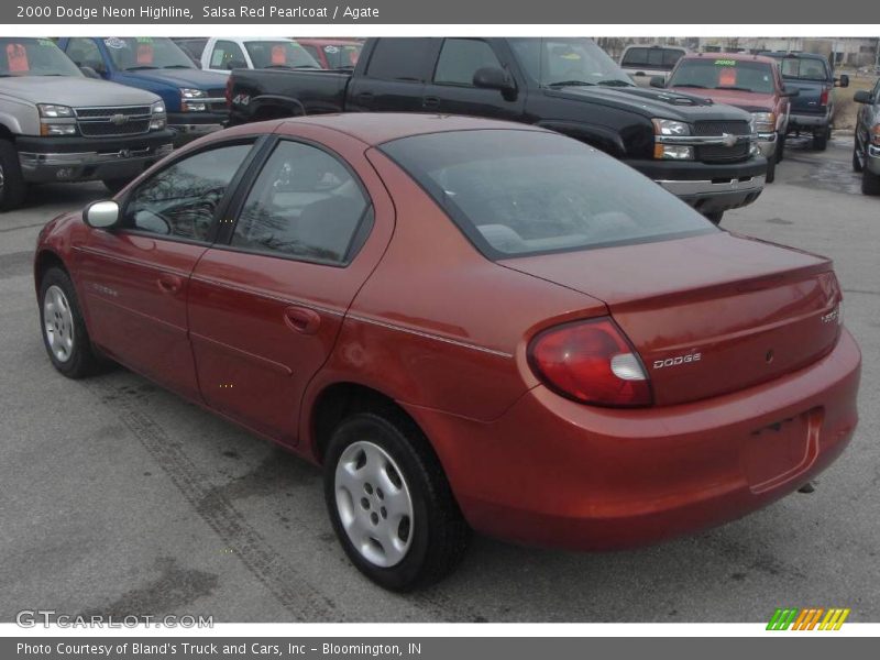 Salsa Red Pearlcoat / Agate 2000 Dodge Neon Highline