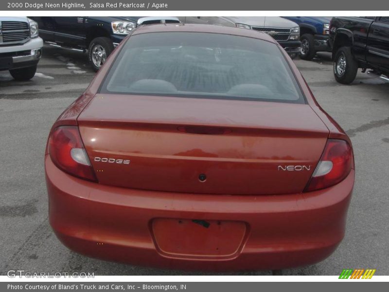 Salsa Red Pearlcoat / Agate 2000 Dodge Neon Highline