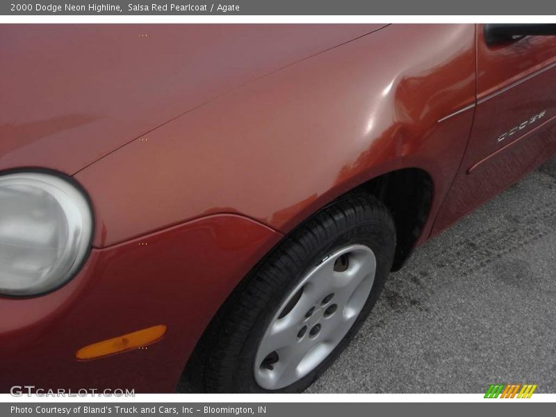 Salsa Red Pearlcoat / Agate 2000 Dodge Neon Highline
