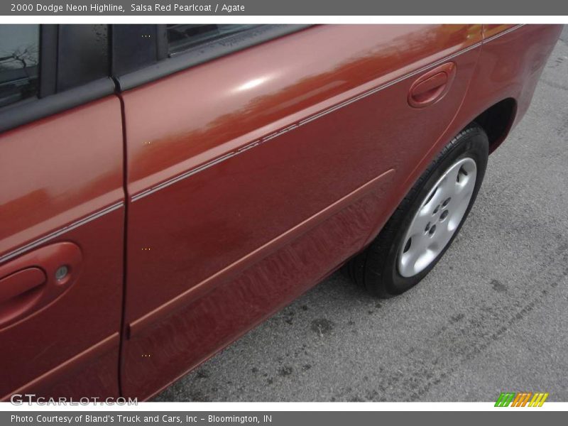 Salsa Red Pearlcoat / Agate 2000 Dodge Neon Highline