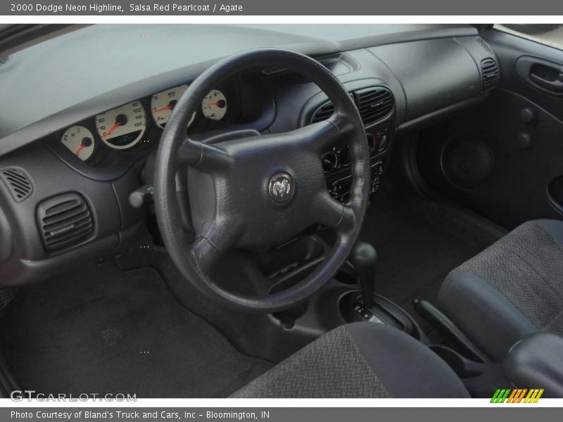 Salsa Red Pearlcoat / Agate 2000 Dodge Neon Highline