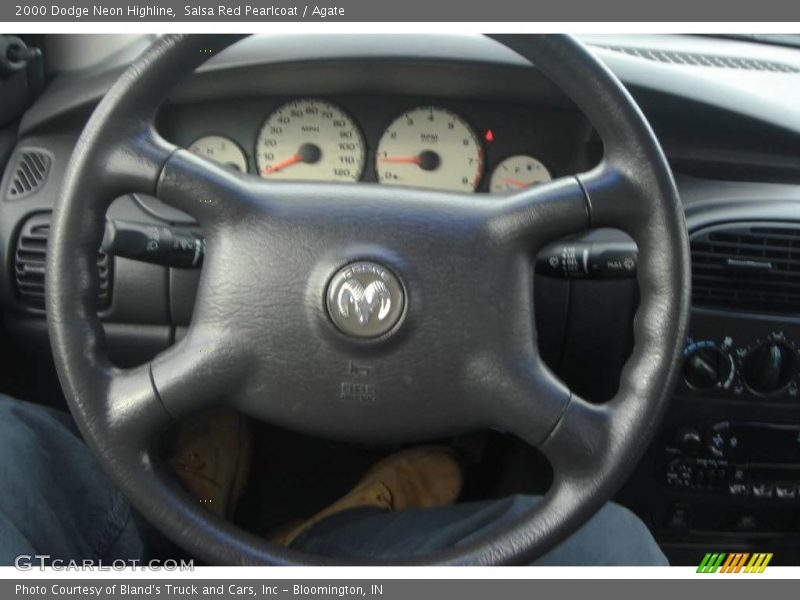 Salsa Red Pearlcoat / Agate 2000 Dodge Neon Highline