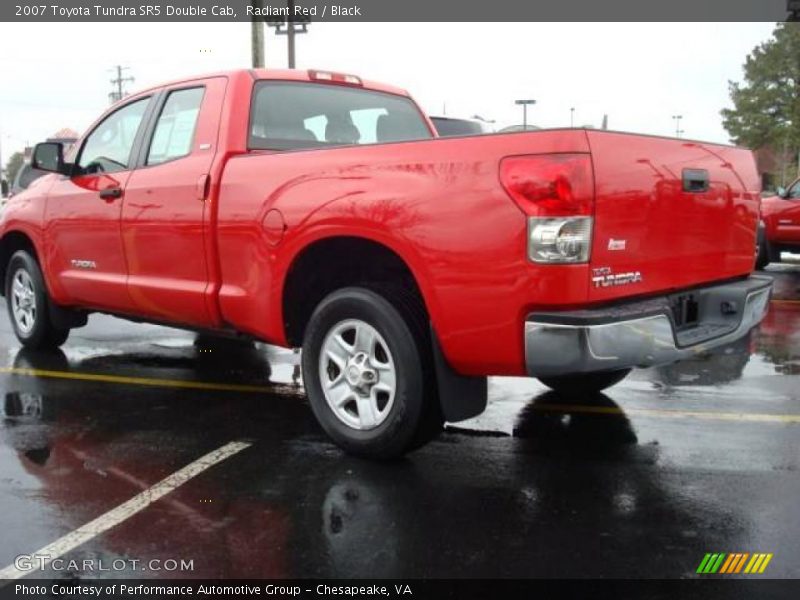 Radiant Red / Black 2007 Toyota Tundra SR5 Double Cab