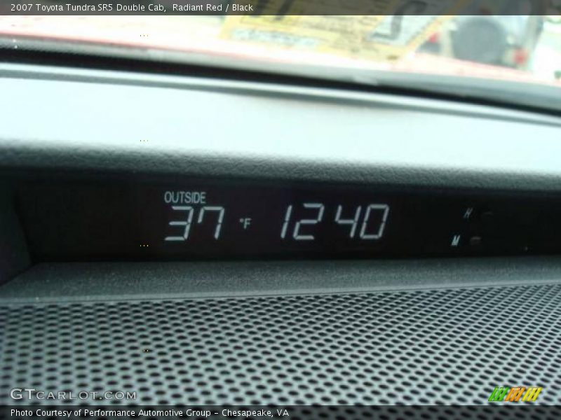 Radiant Red / Black 2007 Toyota Tundra SR5 Double Cab