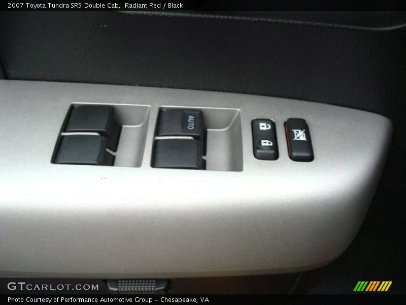 Radiant Red / Black 2007 Toyota Tundra SR5 Double Cab