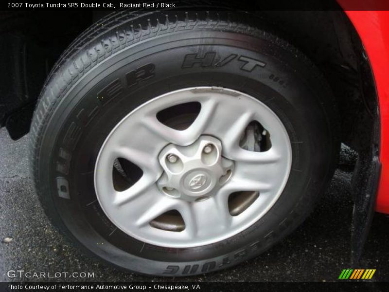 Radiant Red / Black 2007 Toyota Tundra SR5 Double Cab