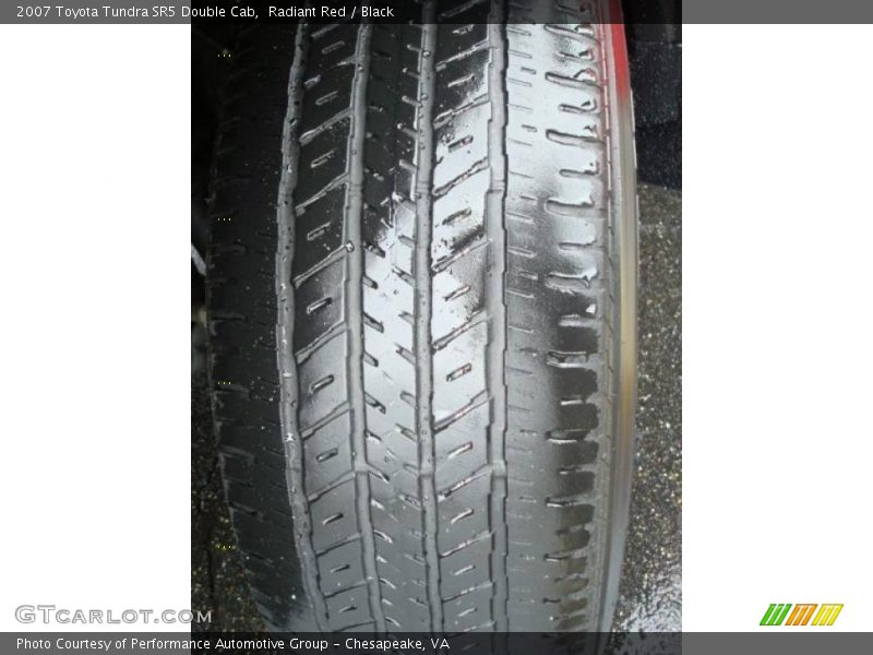 Radiant Red / Black 2007 Toyota Tundra SR5 Double Cab
