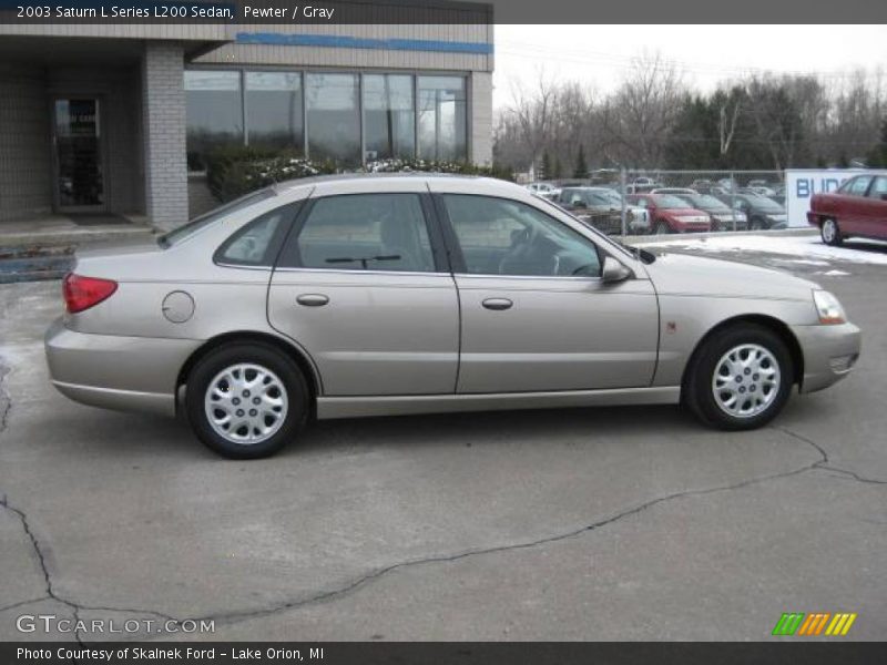 Pewter / Gray 2003 Saturn L Series L200 Sedan