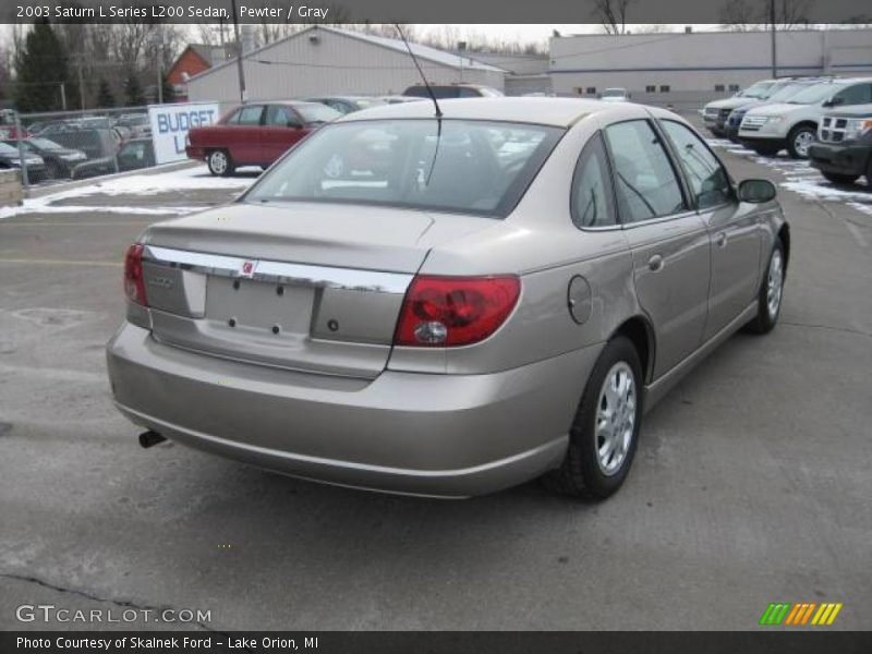 Pewter / Gray 2003 Saturn L Series L200 Sedan