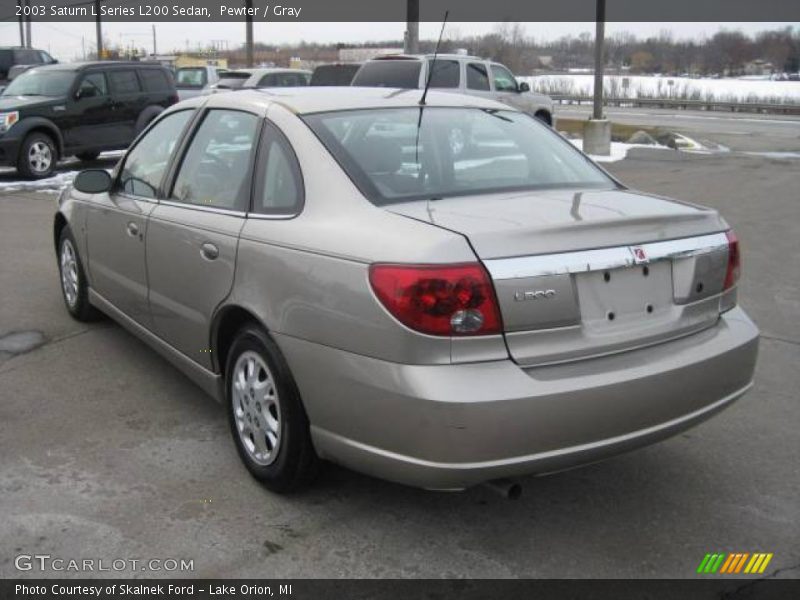 Pewter / Gray 2003 Saturn L Series L200 Sedan