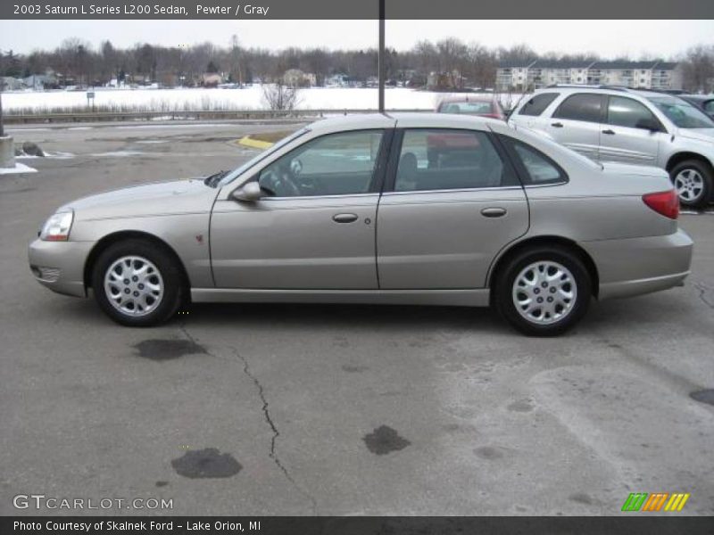Pewter / Gray 2003 Saturn L Series L200 Sedan