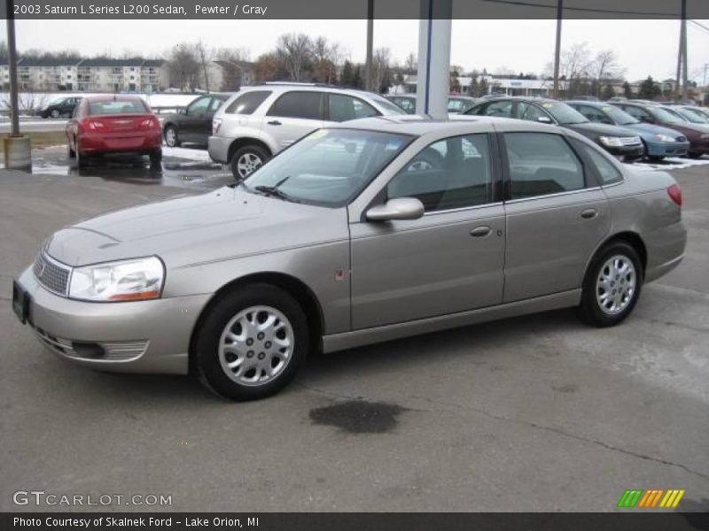 Pewter / Gray 2003 Saturn L Series L200 Sedan
