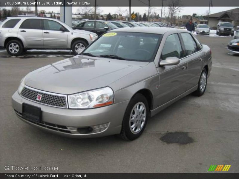 Pewter / Gray 2003 Saturn L Series L200 Sedan
