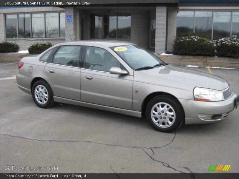 Pewter / Gray 2003 Saturn L Series L200 Sedan