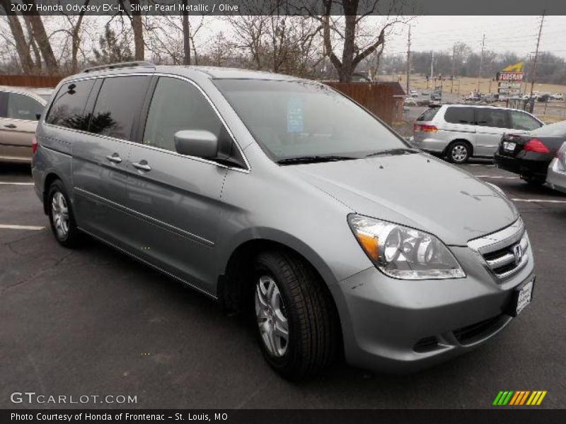 Silver Pearl Metallic / Olive 2007 Honda Odyssey EX-L