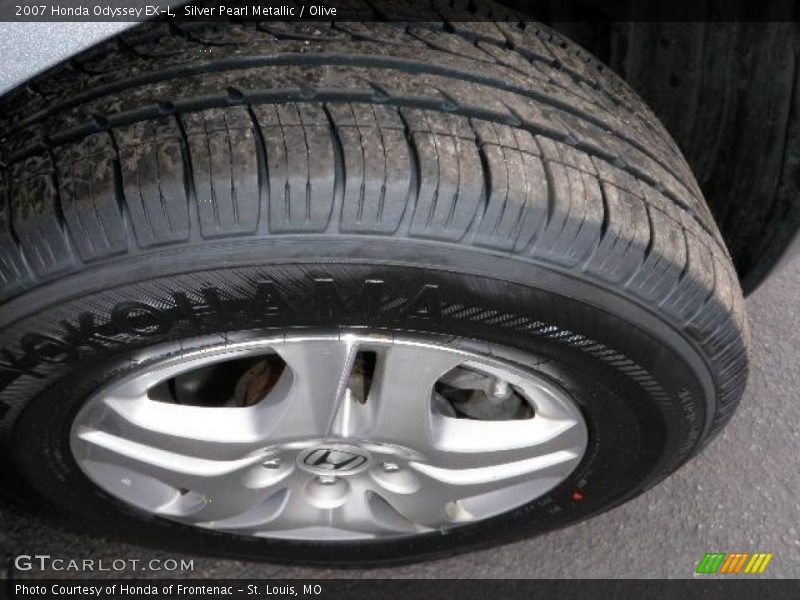 Silver Pearl Metallic / Olive 2007 Honda Odyssey EX-L