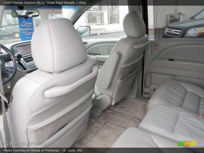 Silver Pearl Metallic / Olive 2007 Honda Odyssey EX-L