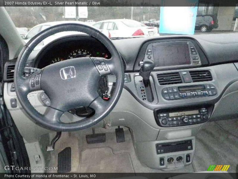 Silver Pearl Metallic / Olive 2007 Honda Odyssey EX-L